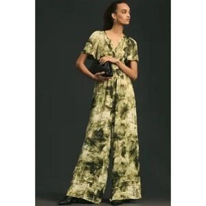 ANTHROPOLOGIE THE SOMERSET In Olive Green Size XS Tall